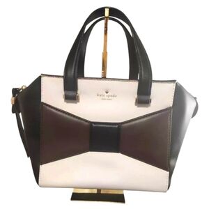 Kate Spade Black and White Bow Tote Bag